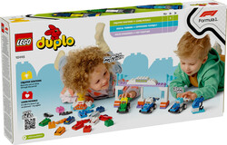 10445 LEGO® DUPLO F1® Takımı Yarış Arabaları ve Sürücüler - Thumbnail