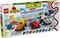 LEGO - 10445 LEGO® DUPLO F1® Takımı Yarış Arabaları ve Sürücüler (1)