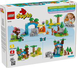 10446 LEGO® DUPLO 3’ü 1 Arada Vahşi Hayvan Aileleri - Thumbnail