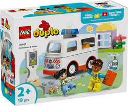 DUPLO® - 10447 LEGO® DUPLO Ambulans ve Sürücü (1)