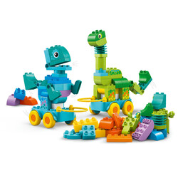 10451 LEGO® DUPLO® 3’ü 1 Arada Tekerlekli Dinozorlar - Thumbnail