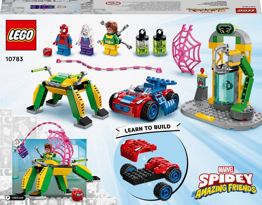 10783 LEGO Marvel Örümcek Adam Doktor Oktopus’un Laboratuvarında