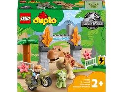 10939 LEGO DUPLO Jurassic World™ T. rex ve Triceratops Dinozor Kaçışı - Thumbnail