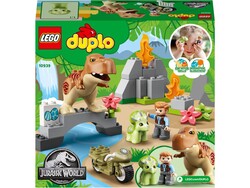 10939 LEGO DUPLO Jurassic World™ T. rex ve Triceratops Dinozor Kaçışı - Thumbnail