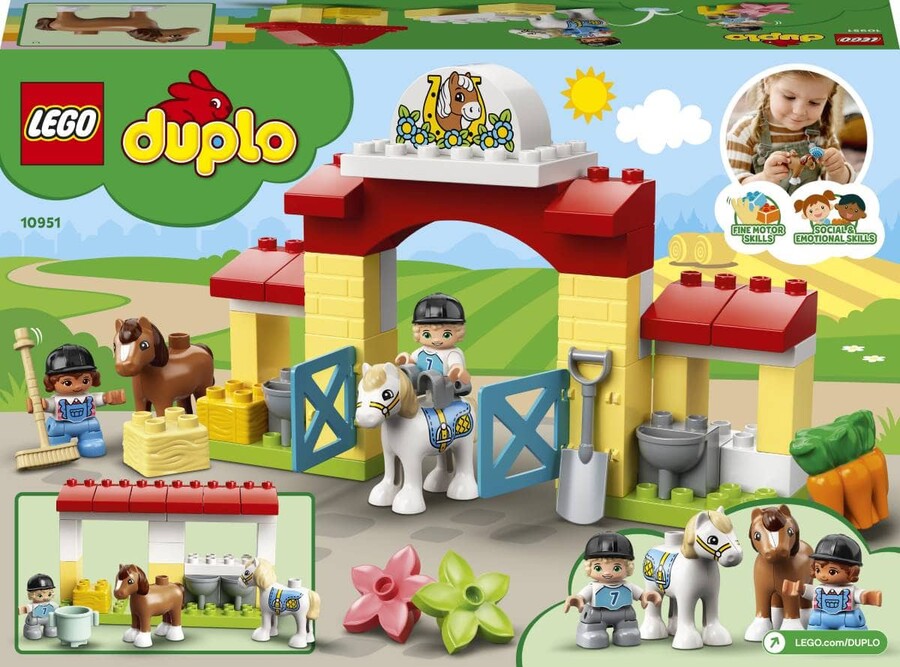 10951 LEGO DUPLO Town At Ahırı ve Midilli Bakımı