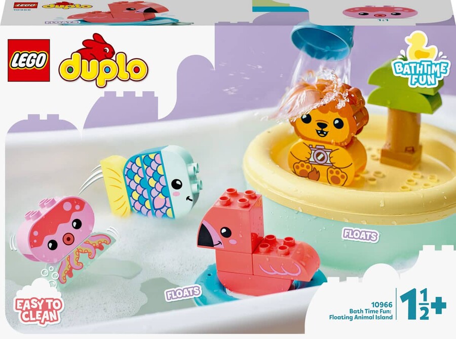 10966 LEGO DUPLO® Banyo Zamanı Eğlencesi: Yüzen Hayvan Adası