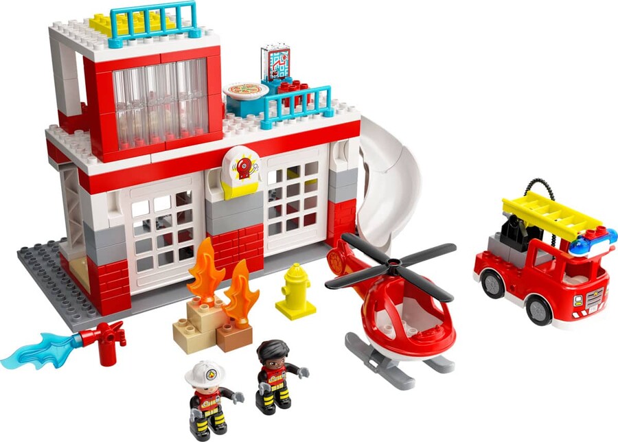 10970 LEGO DUPLO İtfaiye Merkezi ve Helikopter