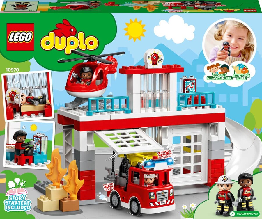 10970 LEGO DUPLO İtfaiye Merkezi ve Helikopter