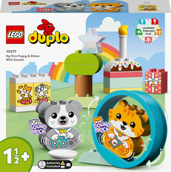 10977 LEGO® DUPLO® Sesli İlk Yavru Köpeğim ve Yavru Kedim - Thumbnail