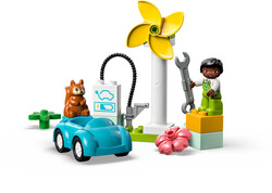 10985 LEGO® DUPLO Rüzgar Türbini ve Elektrikli Araba - Thumbnail