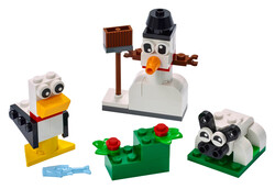 11012 LEGO Classic Yaratıcı Beyaz Yapım Parçaları - Thumbnail