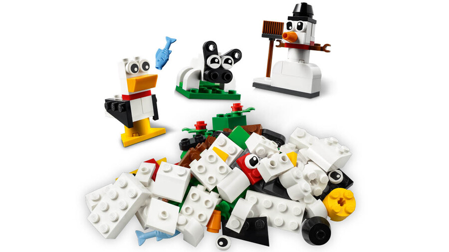 11012 LEGO Classic Yaratıcı Beyaz Yapım Parçaları