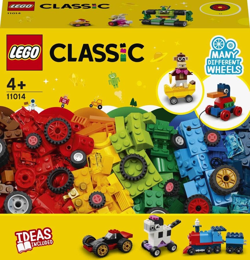 11014 LEGO Classic Yapım Parçaları ve Tekerlekler