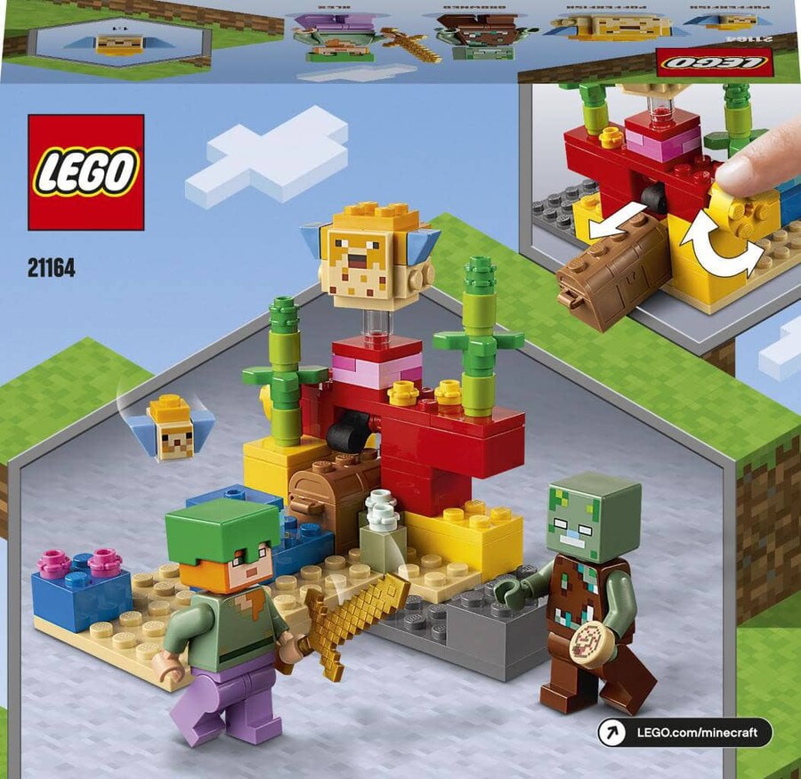 21164 LEGO Minecraft Mercan Kayalığı