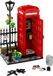 Ideas - 21347 LEGO® Ideas Kırmızı Londra Telefon Kulübesi (1)