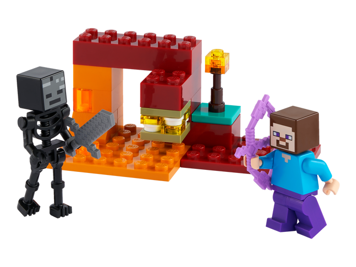 LEGO 30331 LEGO Minecraft Nether Düellosu Sadece LEGO Store'da, Polybag