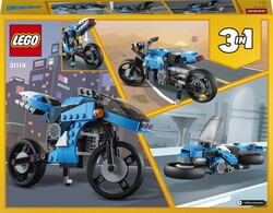 31114 LEGO Creator Süper Motosiklet - Thumbnail