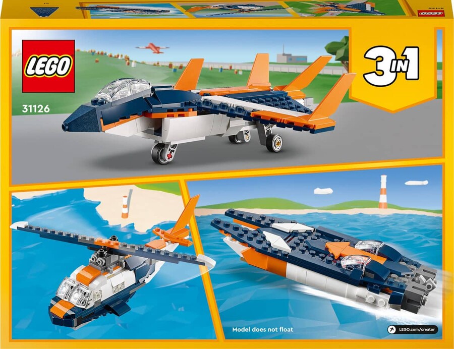 31126 LEGO Creator Süpersonik Jet