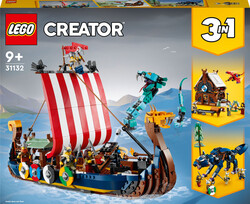 31132 LEGO Creator Viking Gemisi ve Midgard Yılanı - Thumbnail