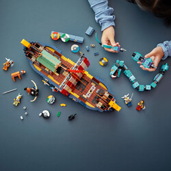 31132 LEGO Creator Viking Gemisi ve Midgard Yılanı - Thumbnail