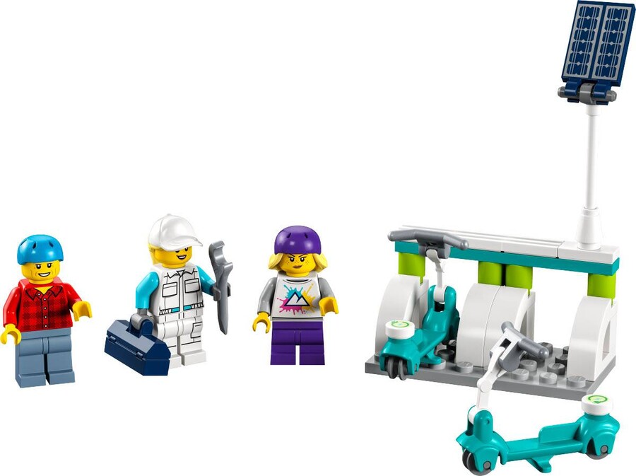 40526 LEGO City Elektrikli Scooter ve Şarj İstasyonu