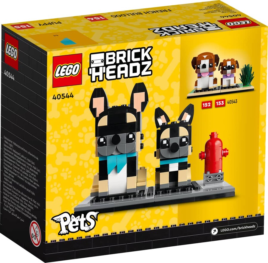 40544 LEGO BrickHeadz Fransız Buldoğu