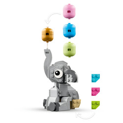 40814 LEGO® Iconic Gökyüzündeki Yavru Fil - Thumbnail