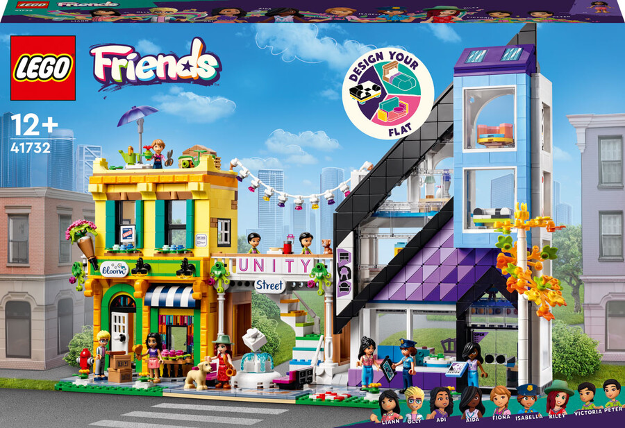 41732 LEGO® Friends Şehir Merkezi Çiçek ve Tasarım Dükkanları