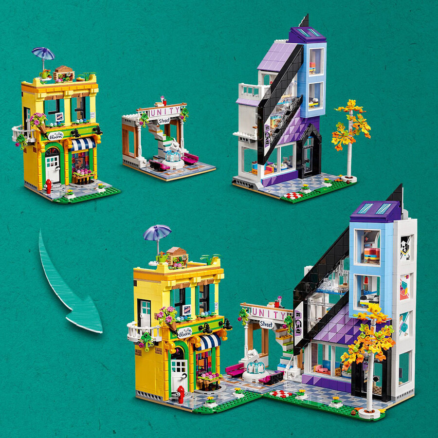 41732 LEGO® Friends Şehir Merkezi Çiçek ve Tasarım Dükkanları