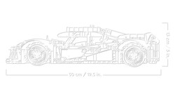 42156 LEGO® Technic PEUGEOT 9X8 24H Le Mans Hybrid Hypercar - Thumbnail