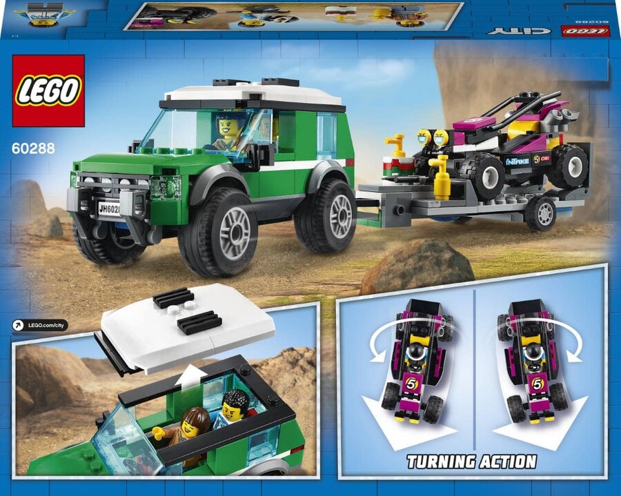 60288 LEGO City Yarış Arabası Taşıma Aracı