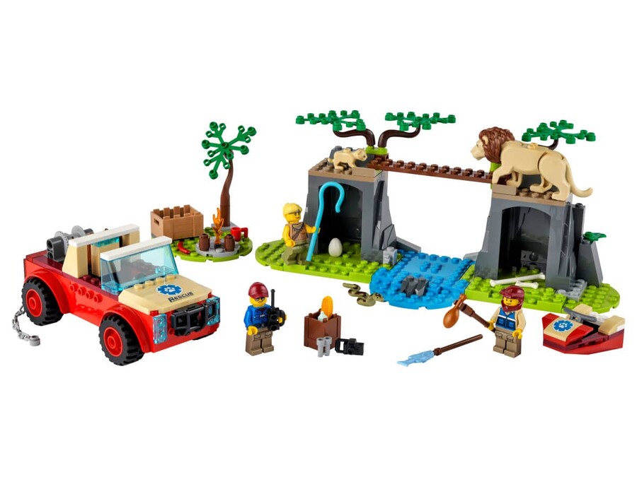 60301 LEGO City Vahşi Hayvan Kurtarma Jipi