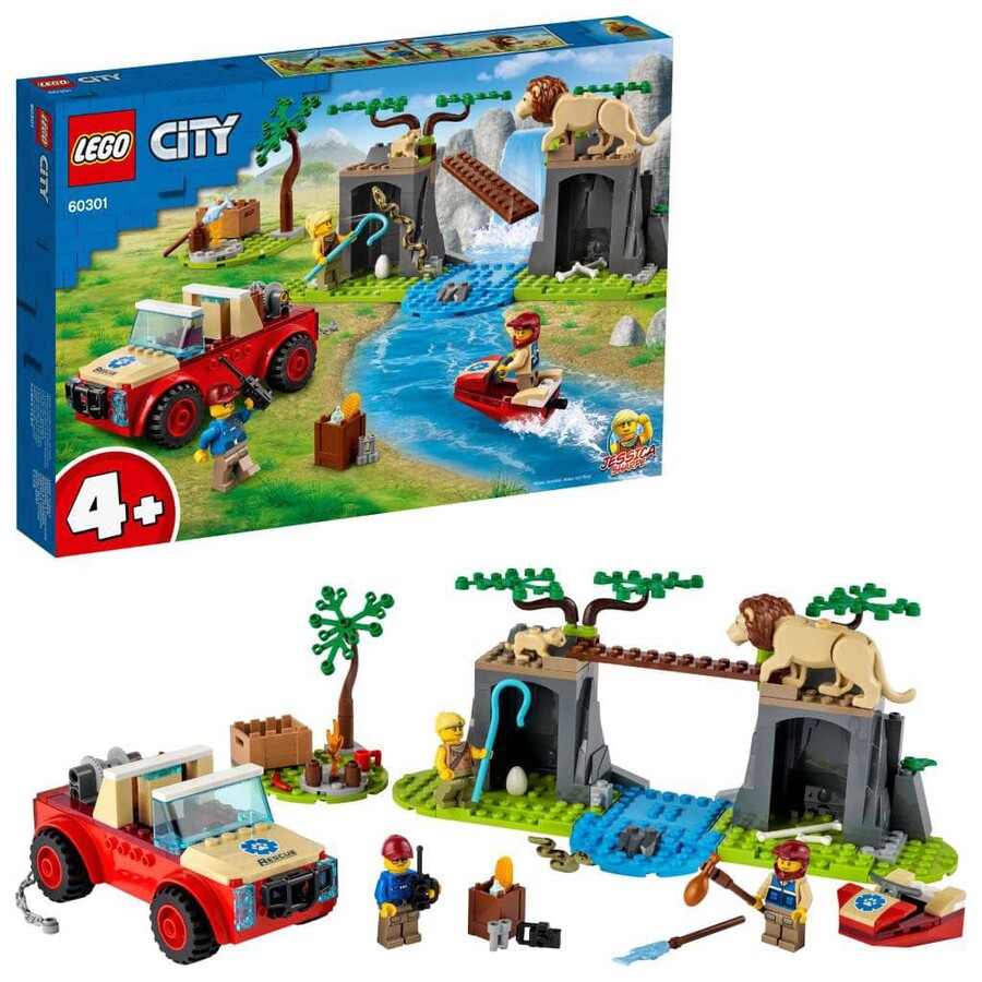 60301 LEGO City Vahşi Hayvan Kurtarma Jipi