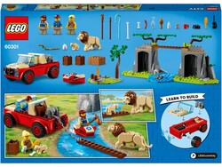 60301 LEGO City Vahşi Hayvan Kurtarma Jipi - Thumbnail