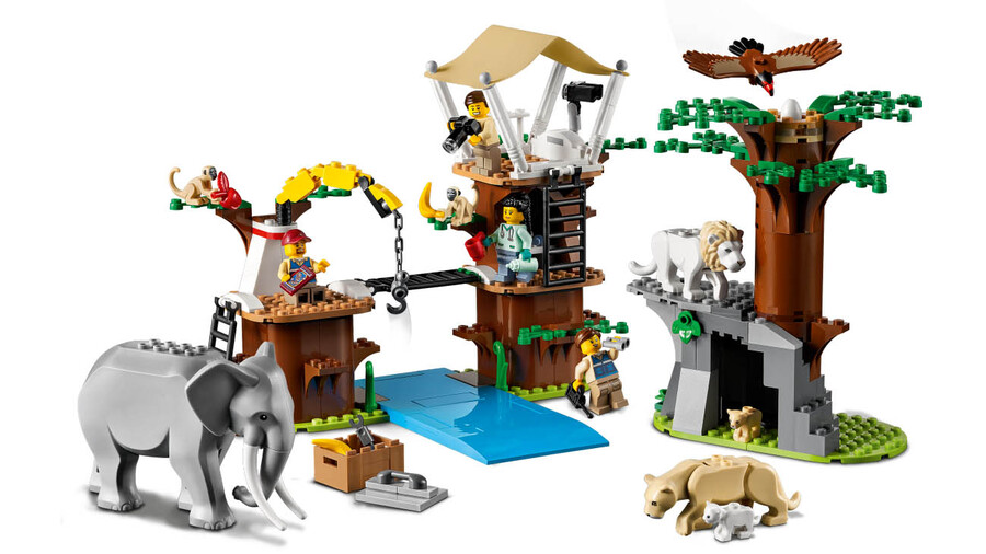 60307 LEGO City Vahşi Hayvan Kurtarma Kampı