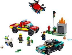 LEGO - 60319 LEGO City İtfaiye Kurtarma Operasyonu ve Polis Takibi