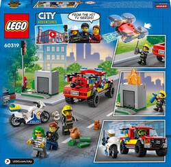 60319 LEGO City İtfaiye Kurtarma Operasyonu ve Polis Takibi - Thumbnail