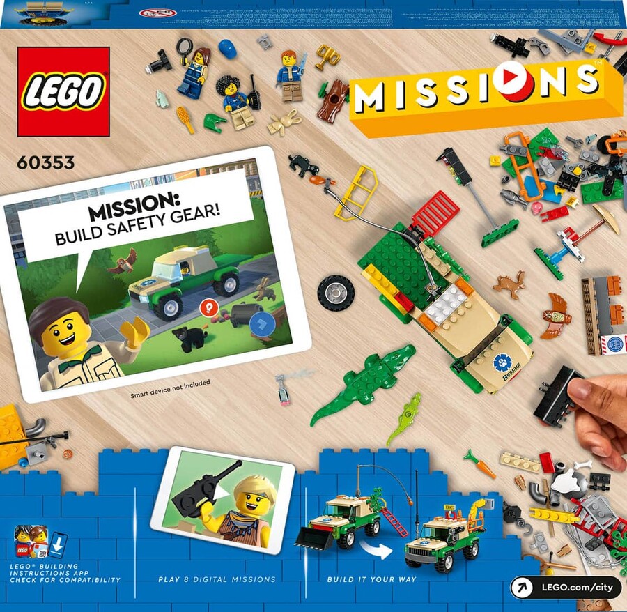 60353 LEGO City Vahşi Hayvan Kurtarma Görevleri