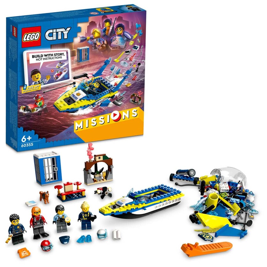 60355 LEGO City Su Polisi Dedektif Görevleri