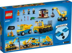 60391 LEGO® City İnşaat Kamyonları ve Yıkım Gülleli Vinç - Thumbnail