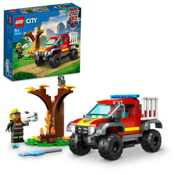 60393 LEGO® City 4x4 İtfaiye Kamyonu Kurtarma Operasyonu - Thumbnail