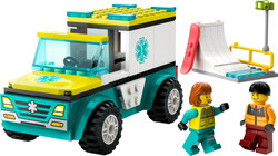 LEGO - 60403 LEGO® City Acil Ambulansı ve Snowboardcu