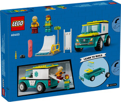 60403 LEGO® City Acil Ambulansı ve Snowboardcu - Thumbnail