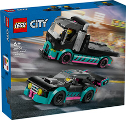 60406 LEGO® City Yarış Arabası ve Araba Taşıyıcı Kamyon - Thumbnail