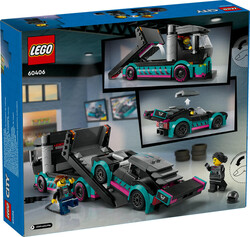 60406 LEGO® City Yarış Arabası ve Araba Taşıyıcı Kamyon - Thumbnail