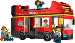 60407 LEGO® City Kırmızı İki Katlı Gezi Otobüsü - Thumbnail