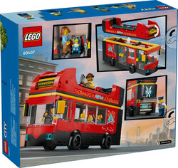 60407 LEGO® City Kırmızı İki Katlı Gezi Otobüsü - Thumbnail