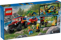 60412 LEGO® City 4x4 Kurtarma Botlu İtfaiye Kamyonu - Thumbnail