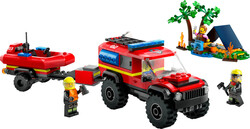 LEGO - 60412 LEGO® City 4x4 Kurtarma Botlu İtfaiye Kamyonu