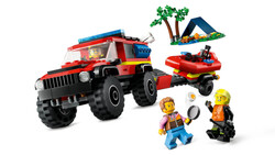 60412 LEGO® City 4x4 Kurtarma Botlu İtfaiye Kamyonu - Thumbnail